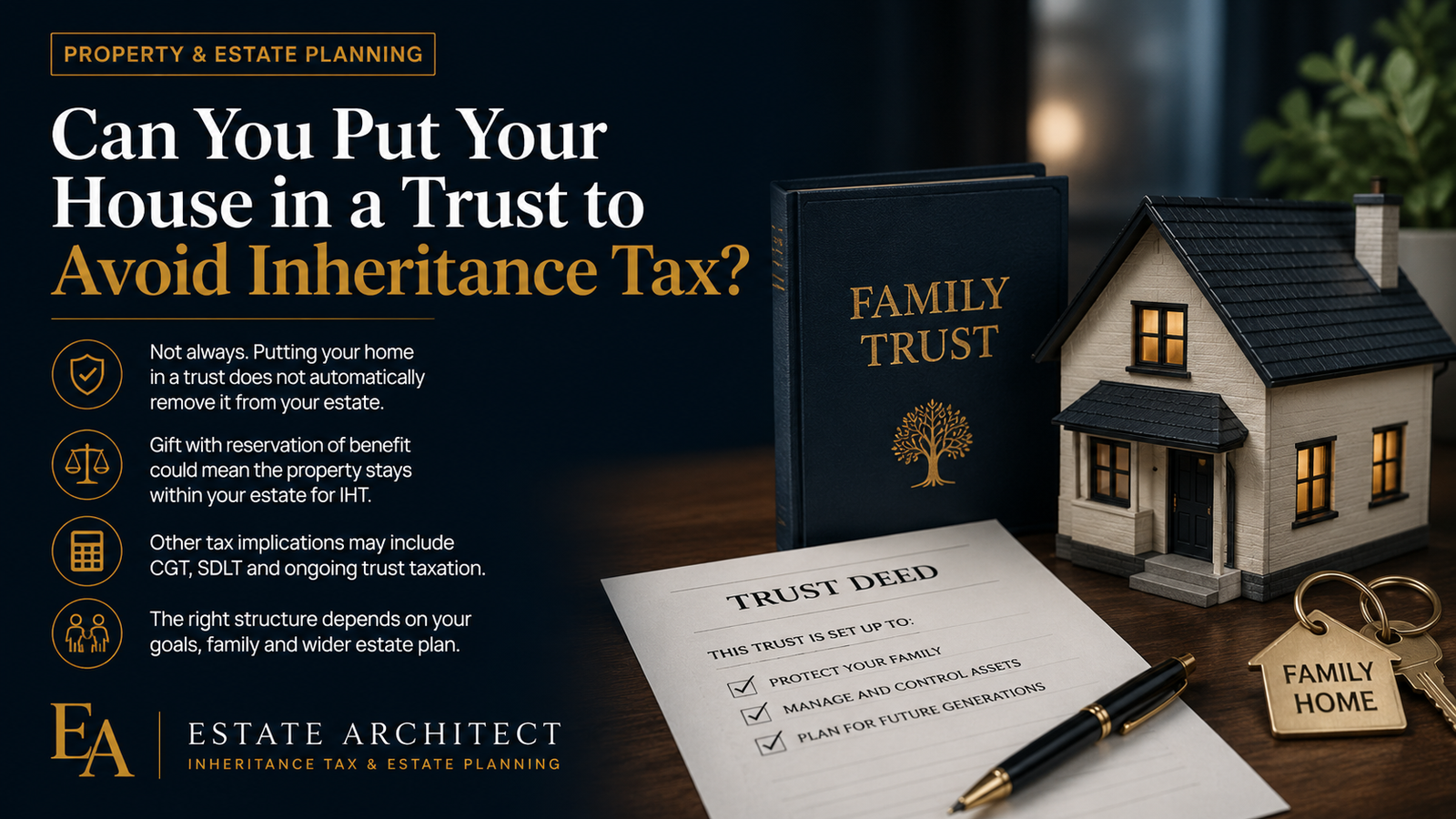 Can You Put Your House in a Trust to Avoid Inheritance Tax?